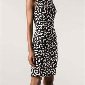 DVF Diane von Furstenberg Glasmary Snake Flutter Warm dust dress silk new 2